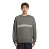 Fear Of God Essentials SS20 Graphic Logo Crew Neck Long Sleeve Sweater Unisex Sweater Dark-Grey FOG-SS20-266