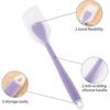 4-Pack Silicone Dough Scrapers, Heat-Resistant, Non-Stick, 2 Styles