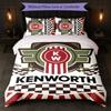 Kenworth Print 3-teiliges Bettwäsche-Set Bettbezug mit zwei Kissenbezügen Weiche Bettwäsche für Haushalt Schlafzimmer