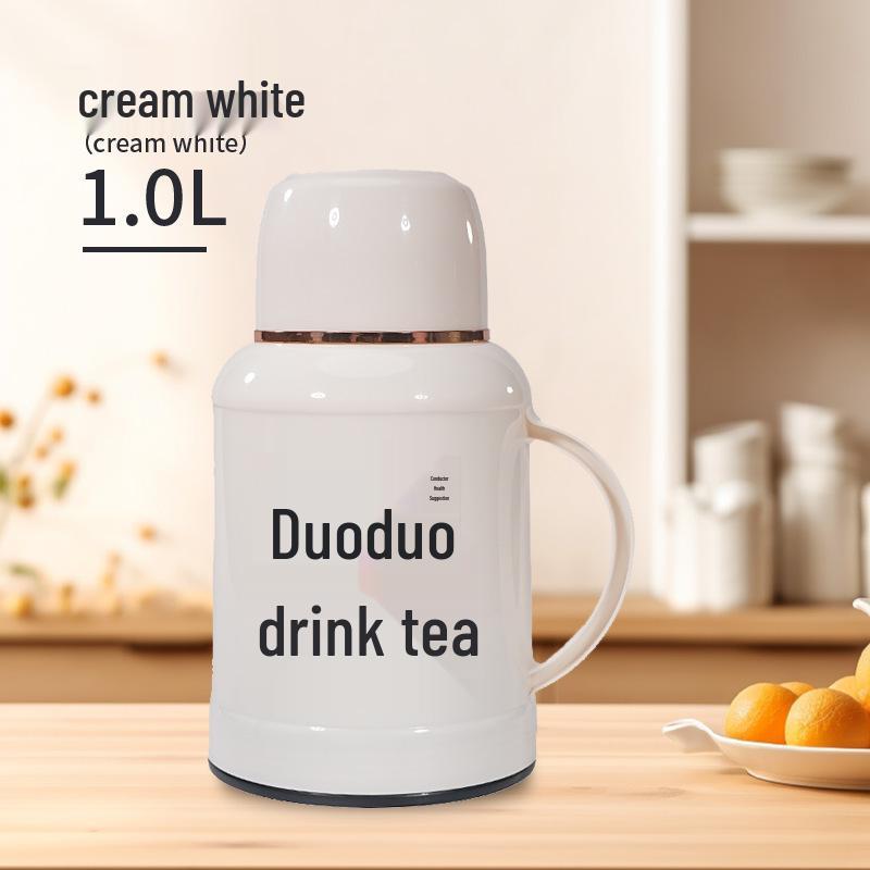 

Silver Cartoon Style Large Capacity Thermos Flask for Home Use