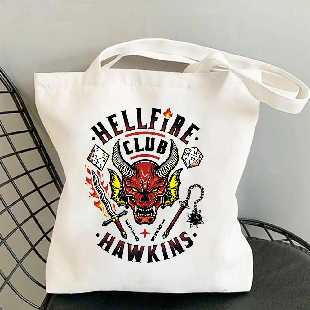 Stranger Things Fashion Student Canvas Bag