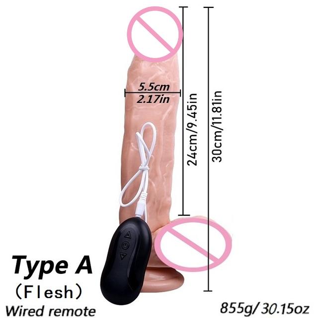 300MM*60MM Vibrating Dildo Skin Feeling Huge Penis Sex Toys Realistic Lesbian Erotic Strapon Big Dick Adult Sex Product