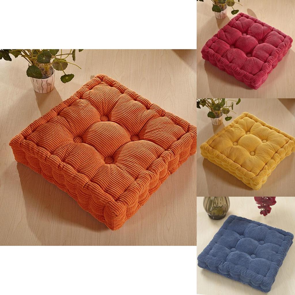 Soft And Thick 19-inch Floor Cushion In Corn Grain Material For Added Comfort