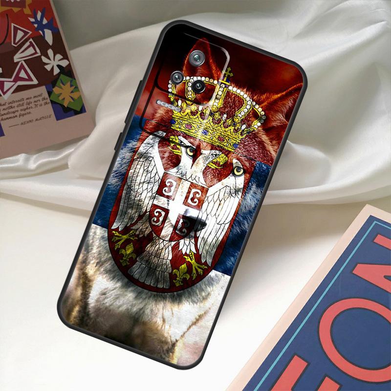 Flag of Serbia Serbian Case For POCO X6 Pro M6 X5 X3 M5s F3 F5 Xiaomi 14 Ultra 13 12 Lite 11T 12T 13T Pro Coque