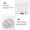 2PCS Space-Saving Outdoor Clothesline Portable Camping Hanger Rope Windproof Clothesline  Travel