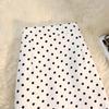 Polka Dot High-Waisted A-Line Skirt - Trendy Women's Mid-Length Autumn/Winter 2025 Collection