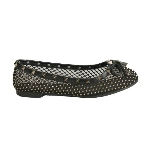 Where's That From Damesko/Damesko Ballerinaer i mesh med pyntestuds