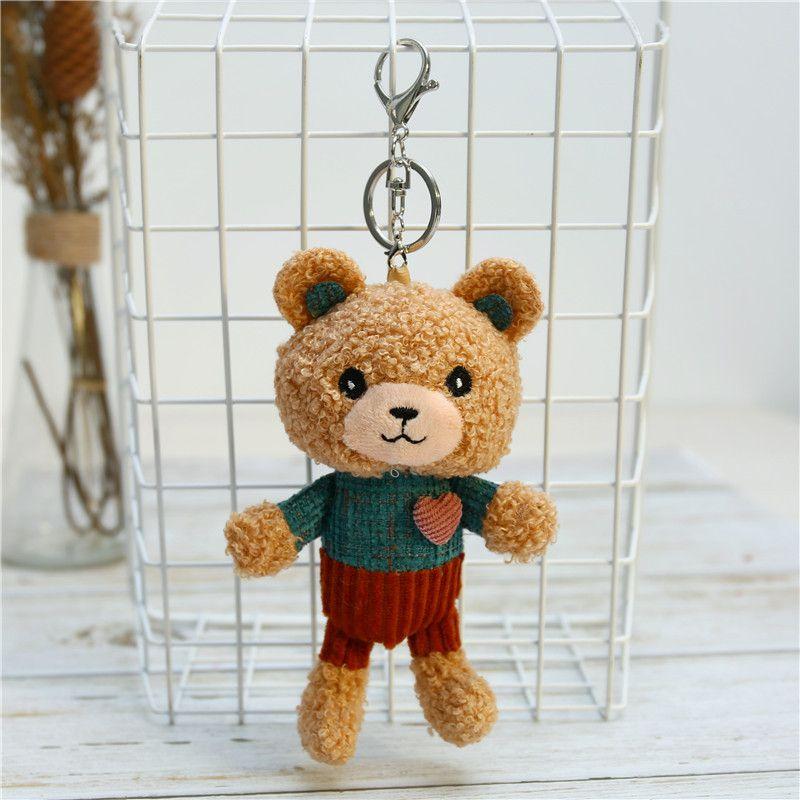 Love Teddy Bear Plush Pendant Adorable Mini Toy Keychain For Birthday Valentine's Day And More!
