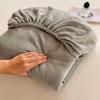 Soft Plush Warm Mattress Cover Winter Velvet Material Fitted Sheet Thickened Warm Bed Cover Mattress Protector Multiple Sizes