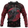 2024 Nuova Felpa con Cappuccio 3d Stampa Viking Harajuku Pullover Felpa con Cappuccio da Uomo Oversize Vintage Abbigliamento Maschile Autunno Manica Lunga