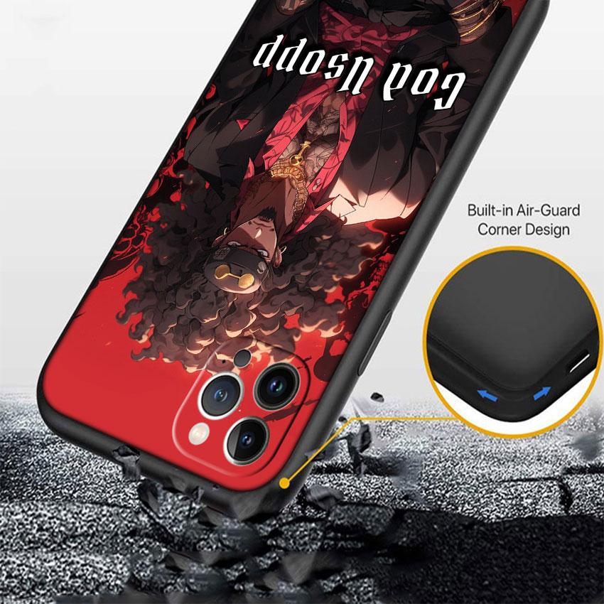 One Piece GOD Usopp Soft Shell Phone Case for Redmi Note 8 9 Pro Max 9S 9T 9C NFC 8T 8A 10A A4