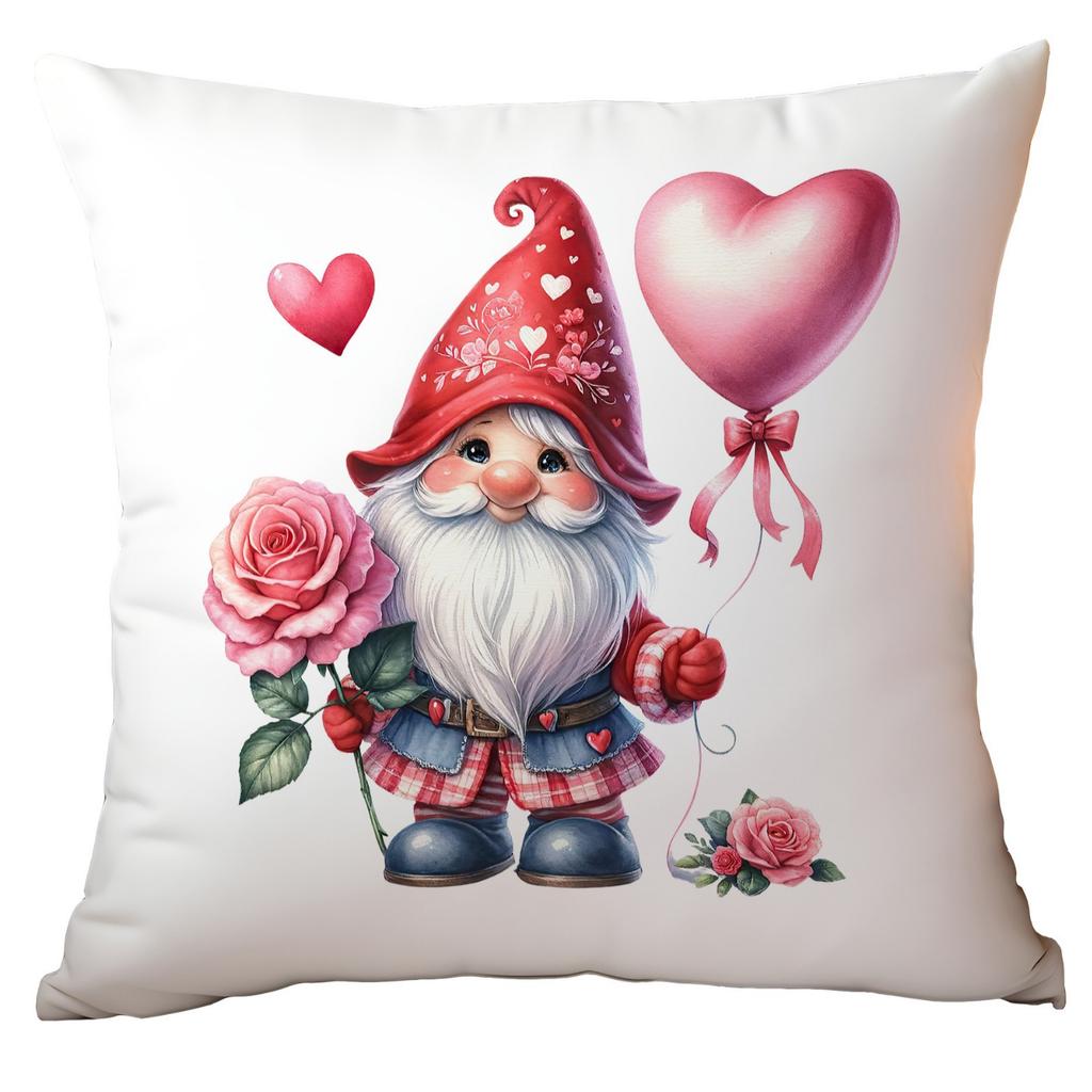 New Valentine's Day Pillow Cute Elf Red Love Living Room Sofa Pillow Cover