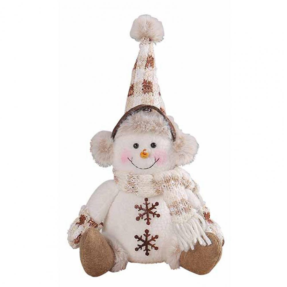 

Рождественская кукла-снеговик, праздничная плюшевая кукла-снеговик, мягкая набивная кукла-снеговик, украшения для рождественской елки Navidad