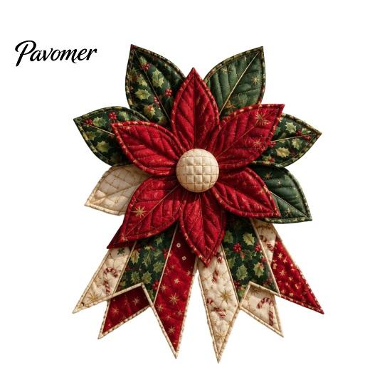 Rustic Farmhouse Home Decor Large Patchwork DIY Sewing Kit, Quilted Fabric Craft Set, Beginner Friendly Needlework Handmade Door Decoration Wreath for