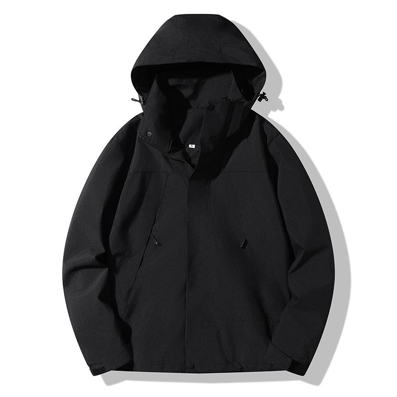 Outdoor Sports Fashion Jacket Spring and Autumn Men's and Women's Mountaineering Clothing Travel Hooded Jacket