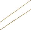 Great TIFFANY&Co. Necklace By the Yard 1P Diamond Setting Diameter Approximately Used