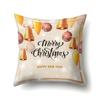 Christmas-Themed Patterns Throw Pillow Cover With Short Plush Print For Living Room Sofa Decoration Cushion Cover Pillow Covers