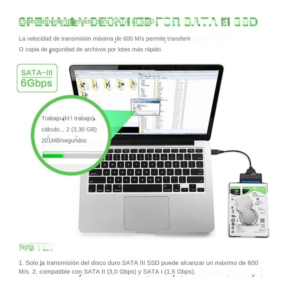 SATA Cable Sata 3 To Usb 3.0 Adapter Up to 6 Gbps Support 2.5 Inch External SSD HDD Hard Drive Connectors 22 Pin Sata III Cable