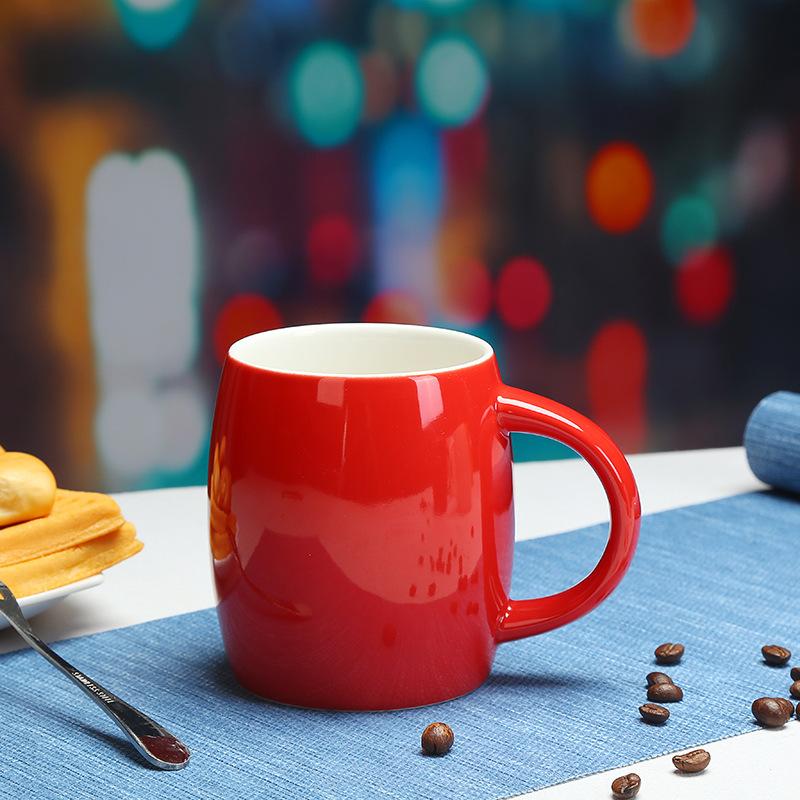 Wine Barrel Ceramic Cup, Mug, Creative Cup, Coffee Cup, Water Cup, Practical Gift Advertising Cup Customization