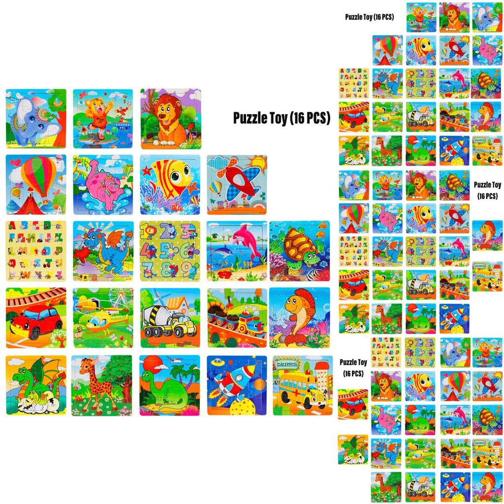 Kindergarten Wooden Puzzle Cards Animal And Transportation Themes Educational Toy For Kids