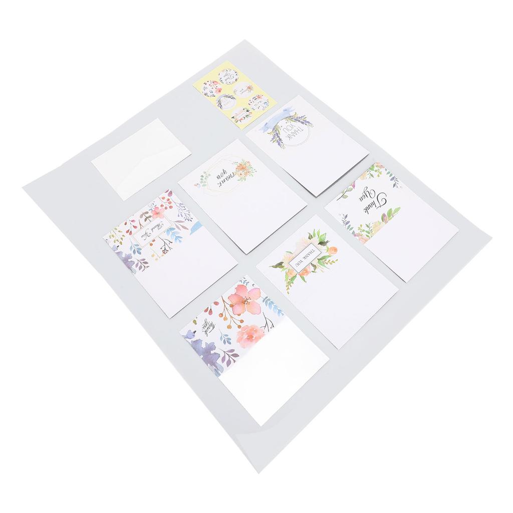24 Set Thank You Cards with Envelopes Wildflower Stickers Handwritten Gratitude Thank You Notes for