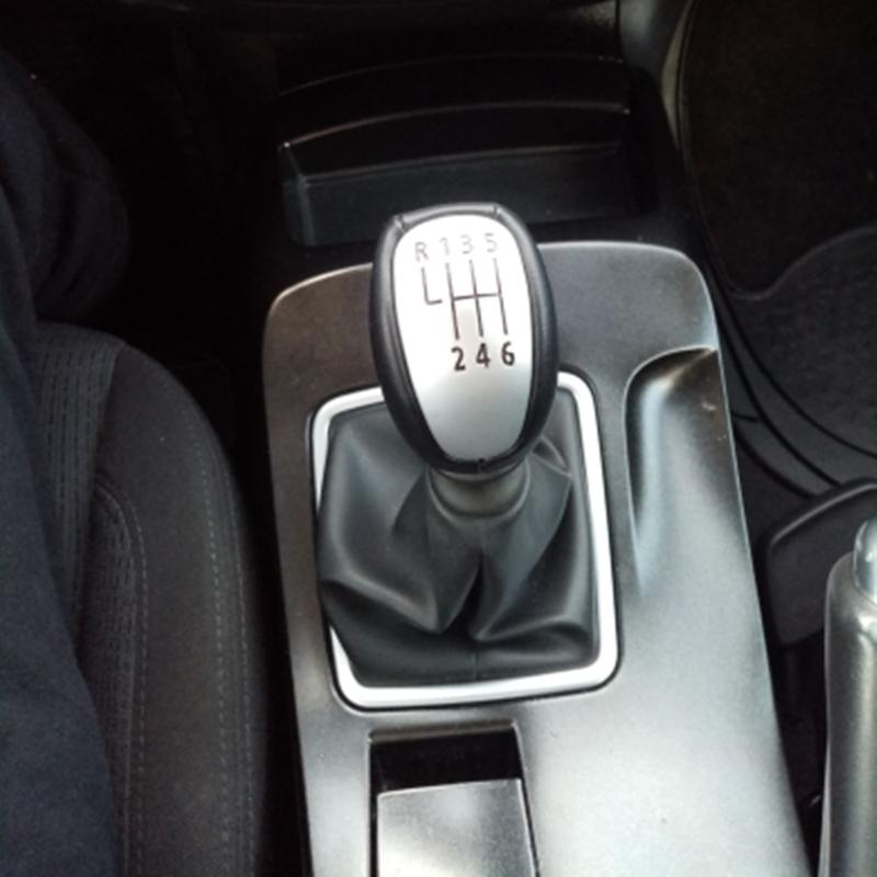 For Renault Laguna III MK3 2008-2015 Leather Gear Shift Knob Lever Shifter Gaiter Boot Case Collar Cover Car Accessories Interior Replacement Parts