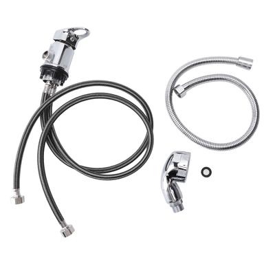 80cm Salon Shampoo Bowl Faucet 70cm Hose L Size Electroplating Sprayer Head Salon Sink Faucet
