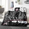 Customiz Name Personality Wednesday Addams Blanket Soft &Warm Sofa Office Bed Travel Lunch Break Blanket, Gift Suitable All Seasons