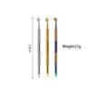 Inclined Plane Russian Steel Push Double-ended Dead Skin Push Manicure Tool  Manicurist