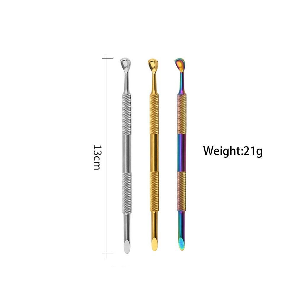 Inclined Plane Russian Steel Push Double-ended Dead Skin Push Manicure Tool  Manicurist