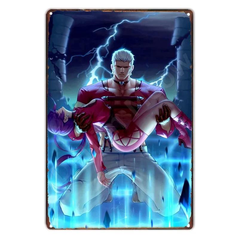 The King Of Fighters Anime Vintage Metal Sign, Wall Art Poster, Fighting Games, Retro Sign For Bar,Club,Man Cave,Home Wall Decor