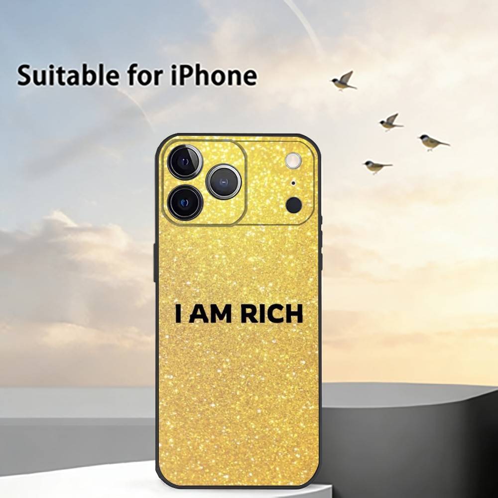 Money Gold A-Art Phone Case Silicone Soft For IPhone 17 16 15 14 13 12 11 X XR Plus Pro Max Plus