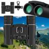 Compact 8x21 Folding Binoculars Lightweight Portable Outdoor Optics for Bird Watching Hiking Travel and Sporting Events