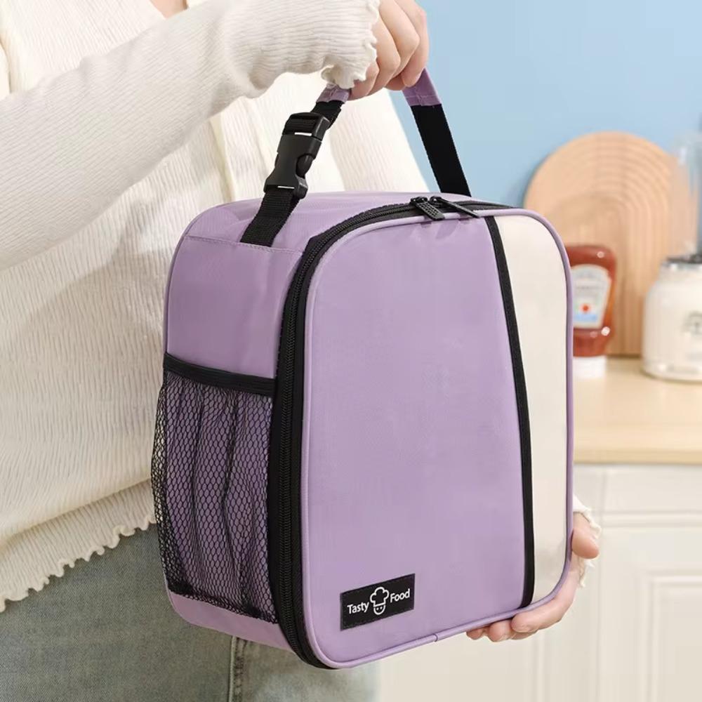 Aluminum Foil Thermal Insulation Bag Vertical Picnic Bag Portable Insulated Lunch Bag Outdoor