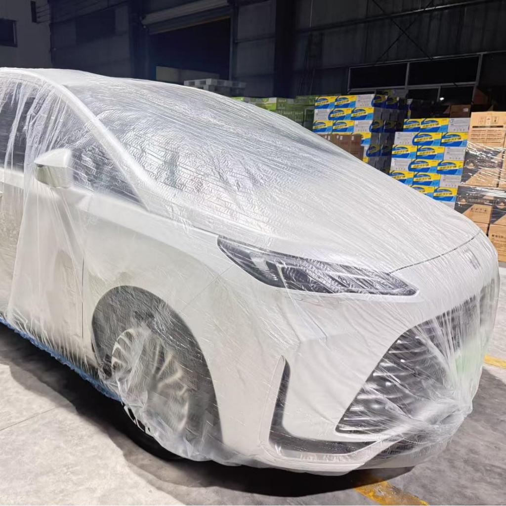 Spot Disposable Car Cover: Rainproof, Anti-fouling, Anti-bird Droppings, Fallen Leaves Protection, Thickened Dustproof Film.