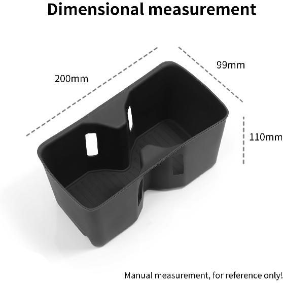 LUCKEASY Center Console Water Cup Holder Insert Compatible with 2024 2025 Hyundai Santa Fe Not for Tucson Center Console Water Drink Limiter Holder