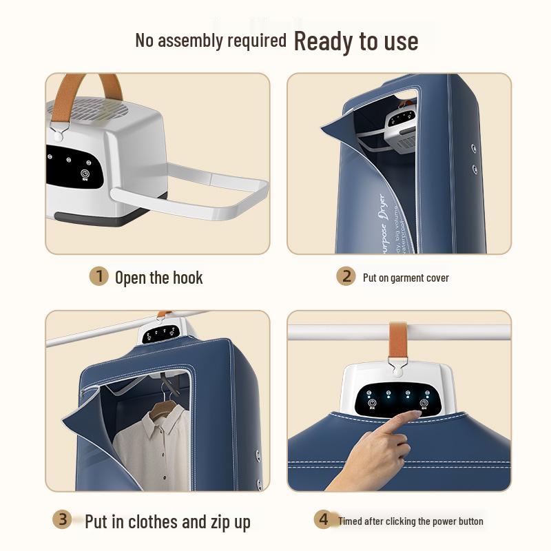 Compact Portable Clothes Dryer for Dorms & Underwear