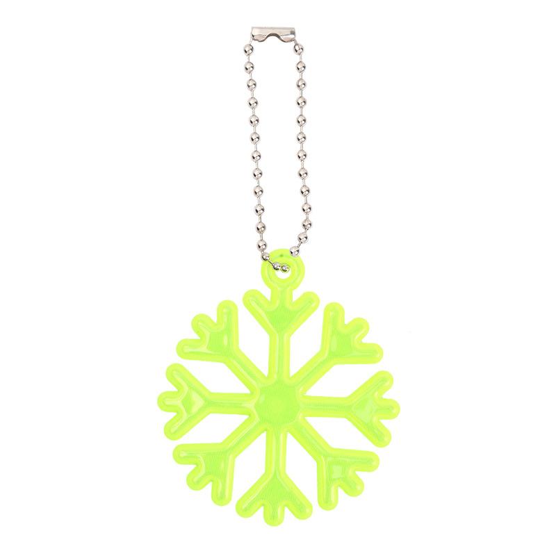 2Pcs Color Music  Safety Reflector Reflective Keychains Car Keyrings Charm Bag Accessories for Jacket BackPack Strollers Wheelchairs