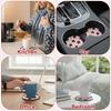 2 PCS Car Cup Holder Coaster Cute Ladybug Cup Coasters 2.75 in Universal Size Anti Slip Neoprene Rubber Automotive Cups Holder Decal Decor Interior