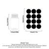 10Pcs Mini Plastic Bottles with Labels, 150ml Reusable Empty Bottles with Lids, Small Ginger Bottles, Refillable Juice Bottles