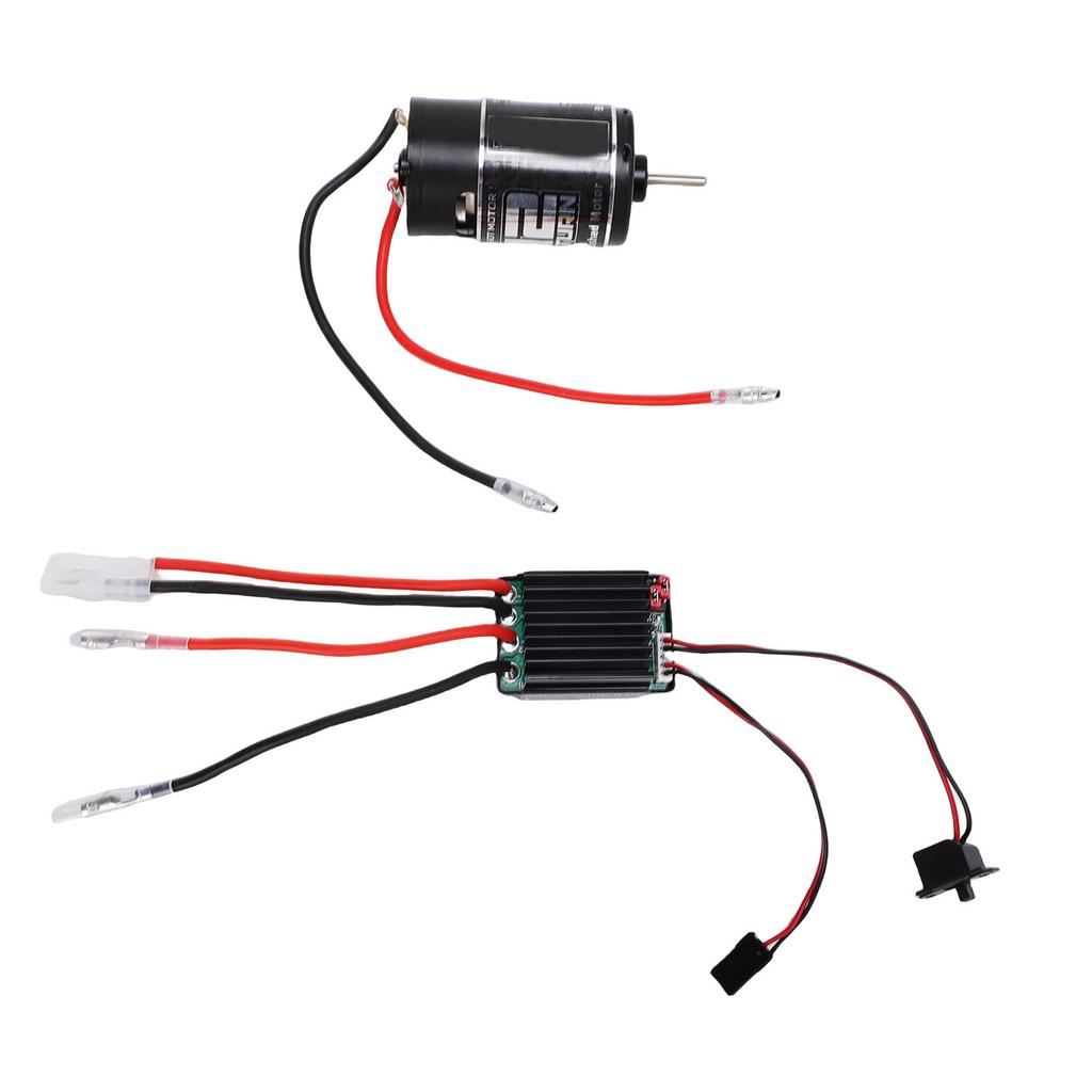 RC 550 12T Brushed Motor BEC 5V2A with 320A ESC High Torsion Brushed Motor for RC Cars Boats