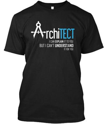Lustige Architekten Sprüche S T-Shirt Hergestellt in den USA Größe S bis 5XL