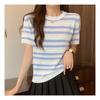 Navava Nk2113 Round Neck Short Sleeve Knit
