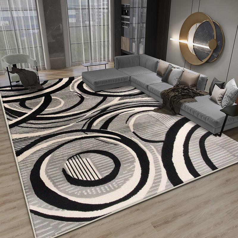 

Скандинавські Абстрактні Великі Килими для Вітальні Сучасна Декорація Спальня Приліжковий Пухнастий М який Килим Офіс Нековзкий Миючий Килимок для Підлоги 100*160cm