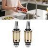 2pcs Set Brass Material Faucet Cartridge Ceramic Water Valve Core  Shower Valve Replacement