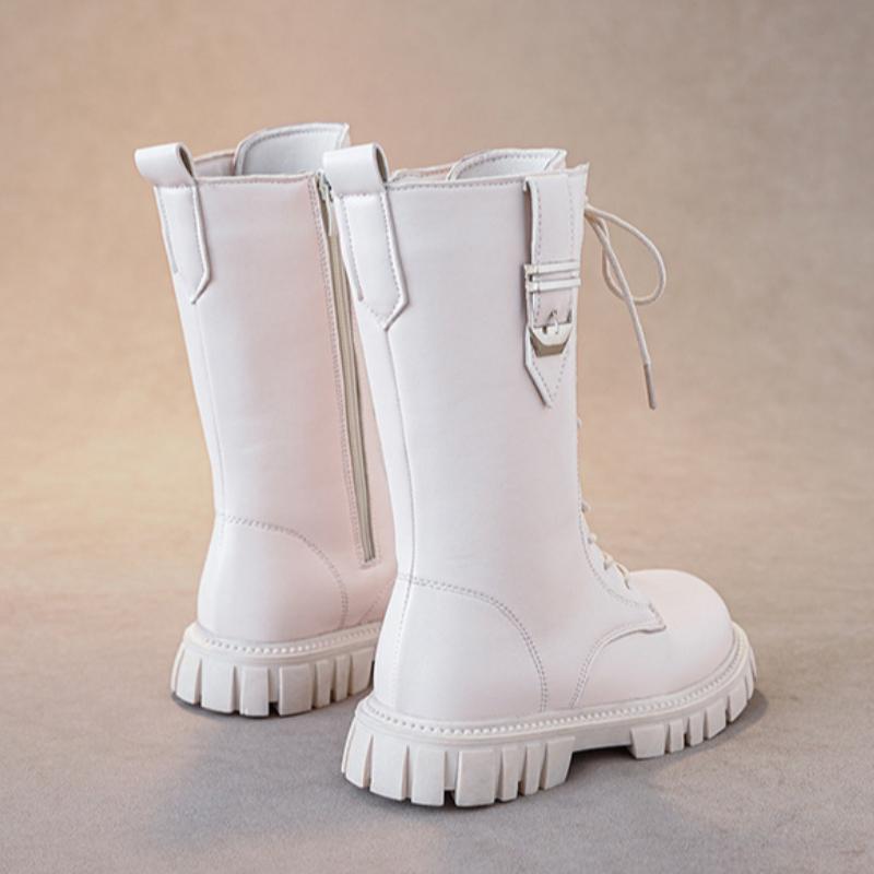Girls' Boots Autumn/Winter British Style Children's Martin Boots Middle aged Princess Boots Girls' Tall Boots