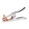 500A Electroplated Welding Ground Clamp High Conductivity Copper Jaws Braided Shunt Earth Grounding Cable Clip Tool