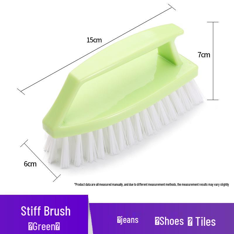 

Многофункциональная щетка с жесткой щетиной для стирки, чистки обуви и одежды зелёный