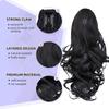 Claw Clip Hair Ponytail Extension Natural Claw Clip Ponytail Extension  Thin Hair Volume