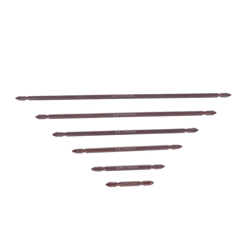 1 Bucată Oțel Aliat Cap Dublu Șurubelniță Electrică Bit Cruce Șurubelniță Electrică Unealtă de Mână